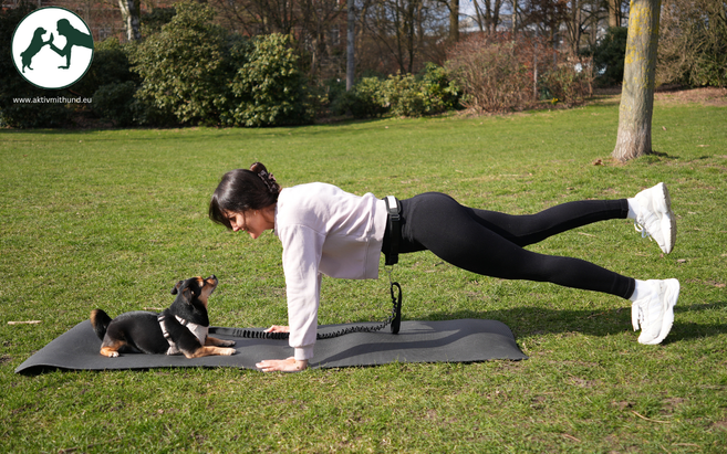 Fitnesstraining mit Hund