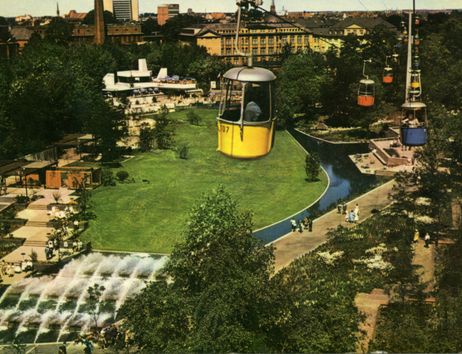 Seilbahn über das Gelände der IGA 1963