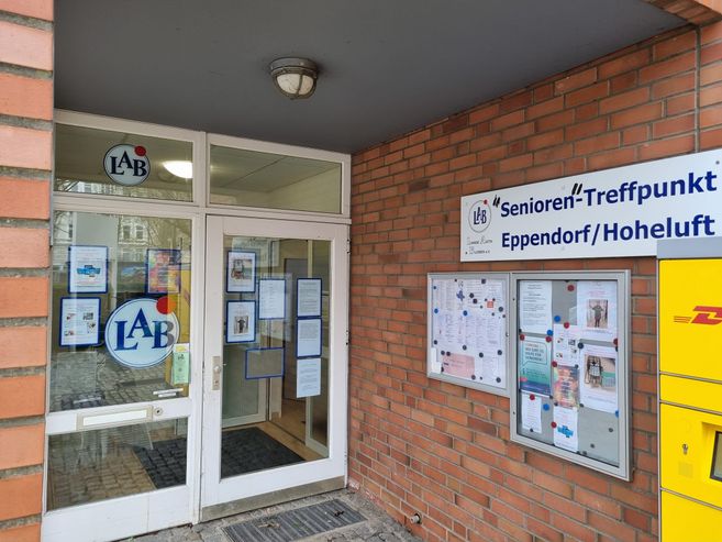 Eingang LAB Treffpunkt Eppendorf
