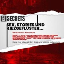 Werbung für eine Kiez-Tour in Hamburg mit einer Ex-Domina.