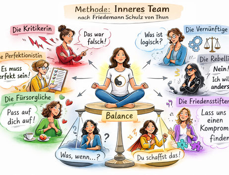 Modell des Inneren  Teams von Friedemann Schulz von Thun l