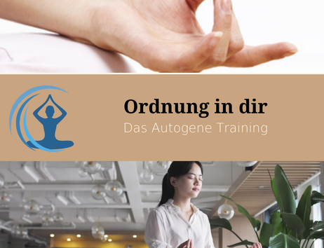 Meditative Haltung in Ruhe