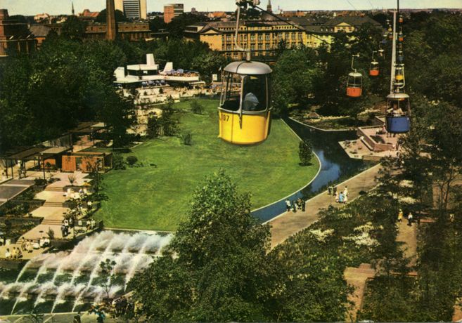 Seilbahn über das Gelände der IGA 1963