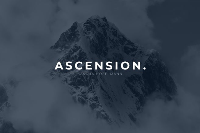 Bergfotografie mit Ausstellungsnamen ASCENSION. und Künstlernamen Sascha Hoselmann