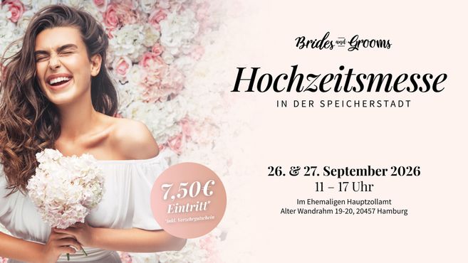 Die BRIDES & GROOMS Hochzeitsmesse in der Speicherstadt.