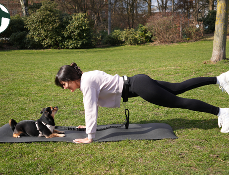 Fitnesstraining mit Hund