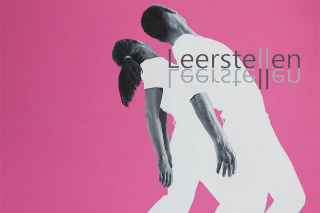 Flyer und Titel der Ausstellung