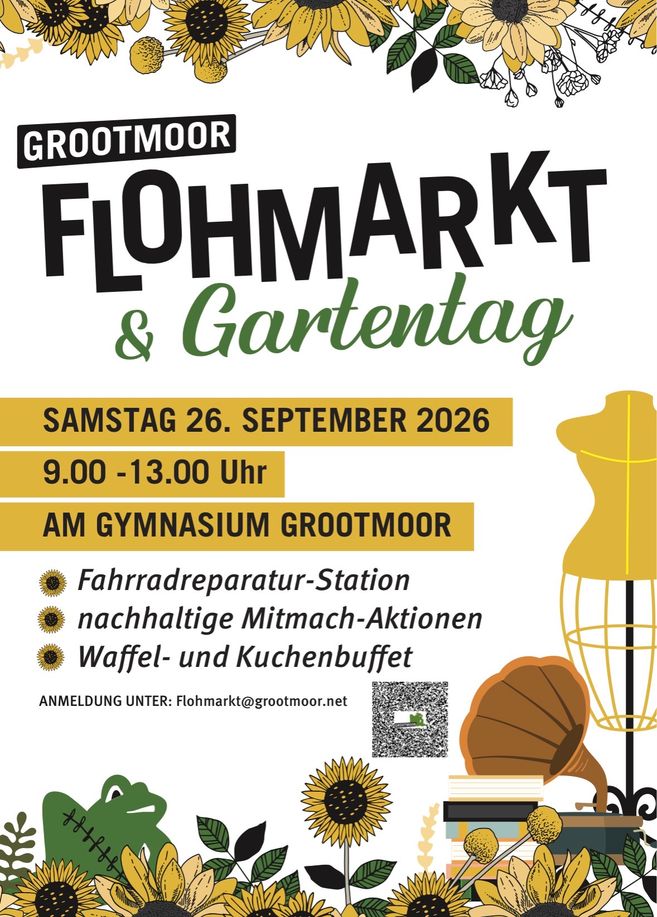 Flohmarkt Gymnasium Grootmoor Bramfeld 