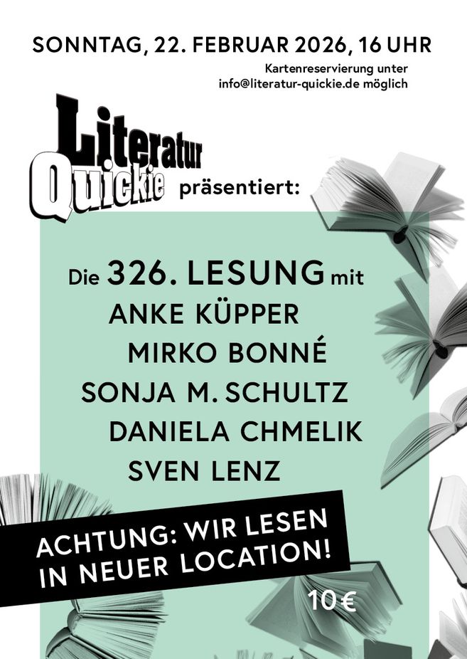 Literatur-Quickie, die Lesereihe in Hamburg