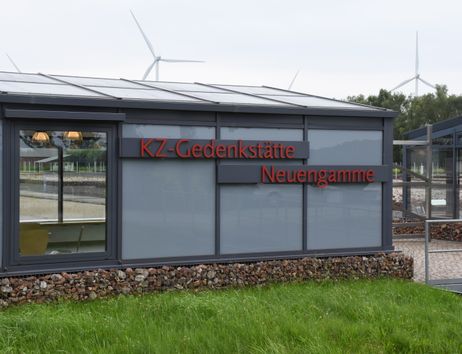 Eingang KZ-Gedenkstätte Neuengamme